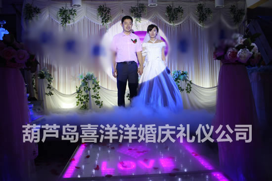 东兴楼宾馆二楼婚礼现场